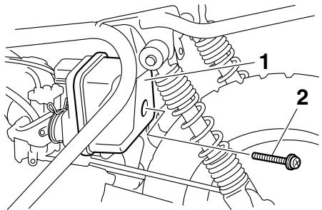 YAMAHA PW50 - Cleaning the air filter element - 1