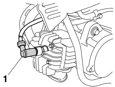 YAMAHA PW50 - To remove the spark plug - 1