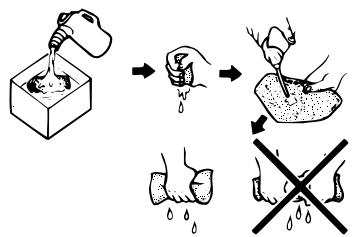 YAMAHA PW50 - Cleaning the air filter element - 3