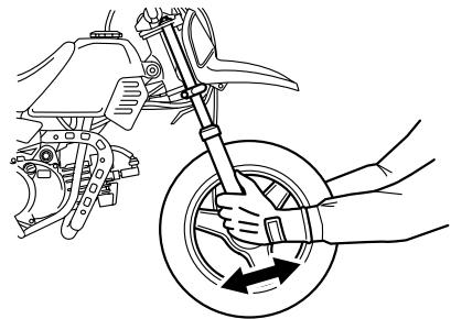 YAMAHA PW50 - Checking the steering - 1