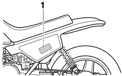 YAMAHA PW50 - Model label - 2