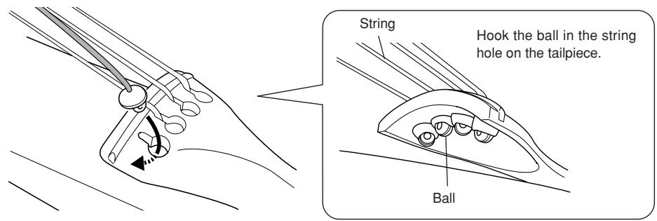 YAMAHA SLB-100 - Winding the Strings - 1