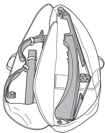 YAMAHA SLB-100 - ■ Putting the Bass into the Optional Soft Case - 2