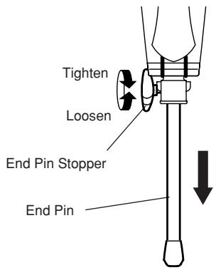 YAMAHA SLB-100 - ■ About the End Pin - 1