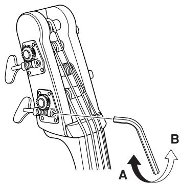 YAMAHA SLB200 - Tuning machine tension adjustment - 1