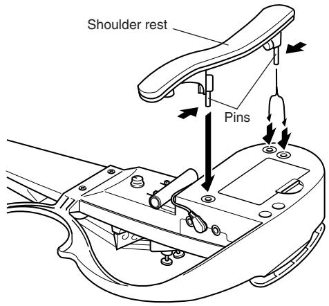 YAMAHA SV-120 - ■ The Shoulder Rest - 1