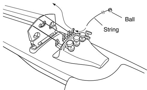 YAMAHA SV-130 - Winding the Strings - 5