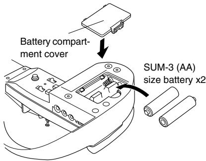 YAMAHA SV-130 - Using Batteries - 1