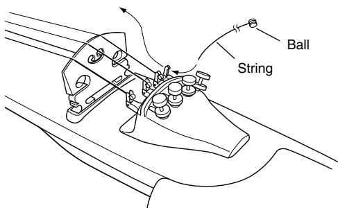 YAMAHA SV-130S - Winding the Strings - 5