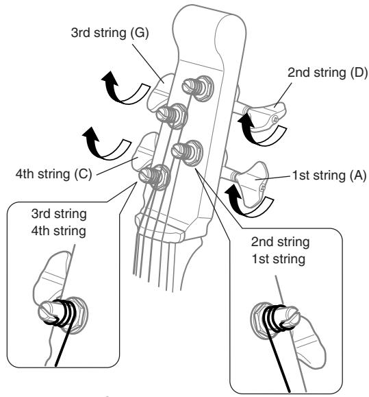 YAMAHA SV-C50 - Winding the Strings - 8
