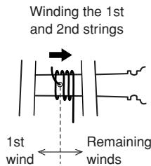 YAMAHA SV150/SV-150S - (Please refer to this section when changing the strings) - 6