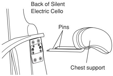 YAMAHA SVC-110 - ■ About the Chest Support - 1