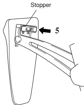 YAMAHA SVC-210 - ■ Setting the Knee Supports - 5