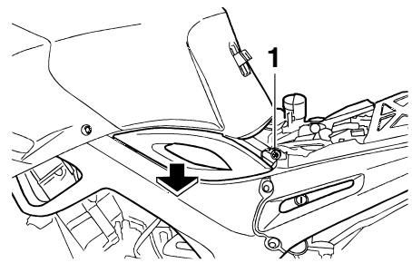 YAMAHA TDM900 - To remove one of the panels - 1