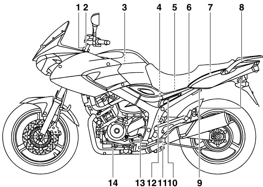 YAMAHA TDM900 - Left view TDM900 - 1