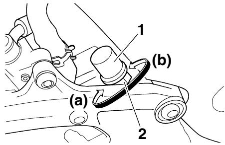 YAMAHA TDM900 - Adjusting the rear brake light switch - 1