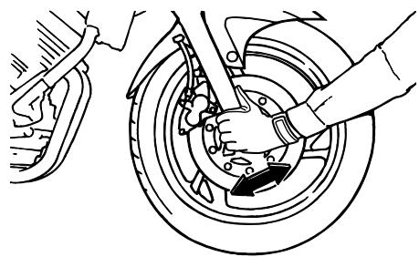YAMAHA TDM900 - Checking the steering - 1