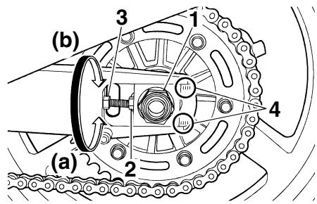 YAMAHA TDM900 - Drive chain slack: - 2