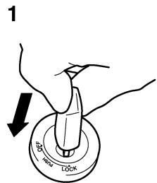 YAMAHA TDM900 - To unlock the steering - 1
