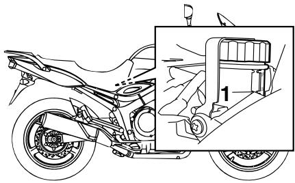YAMAHA TDM900 - Checking the brake fluid level - 3