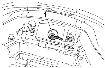 YAMAHA TDM900 - Replacing the tail/brake light bulb - 1