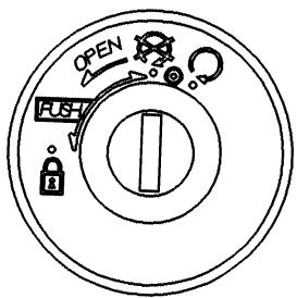 YAMAHA TZR50 - Main switch/steering lock - 1