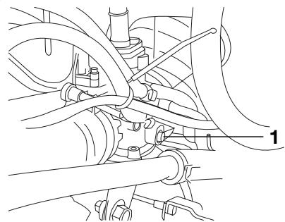 YAMAHA TZR50 - Adjusting the engine idling speed - 1