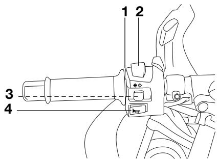 YAMAHA TZR50 - Handlebar switches - 1