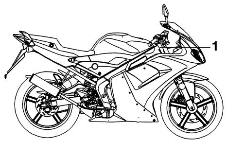 YAMAHA TZR50 - Identification numbers - 4