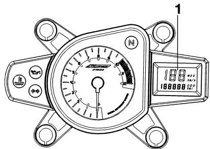 YAMAHA TZR50 - Speedometer unit - 1