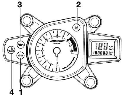 YAMAHA TZR50 - Indicator lights - 1