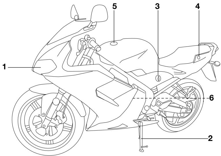 YAMAHA TZR50 - Left view - 1
