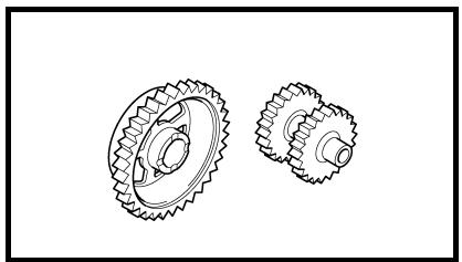 YAMAHA WR250F-2007 - Clavette demi-lune - 1