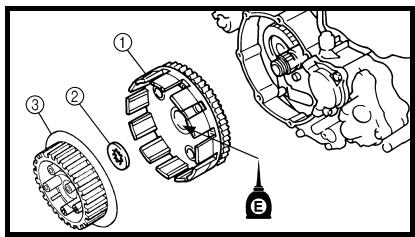 YAMAHA WR250F-2007 - Arbre de tige de poussaee - 1
