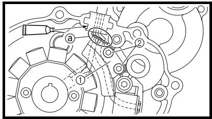 YAMAHA WR250F-2007 - MONTAJE E INSTALLACION Magneto CA y embrague del motor de arranque - 1
