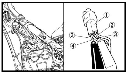 YAMAHA WR250F-2007 - CAMBIO Y AJUSTE DEL SENSOR DE POSICION DEL ACELERADOR - 1