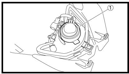 YAMAHA WR250F-2007 - REEMPLACEMENT DES AMPOULES DE PHARE - 1