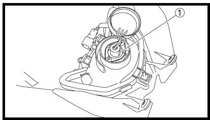 YAMAHA WR250F-2007 - REEMPLACEMENT DES AMPOULES DE PHARE - 2