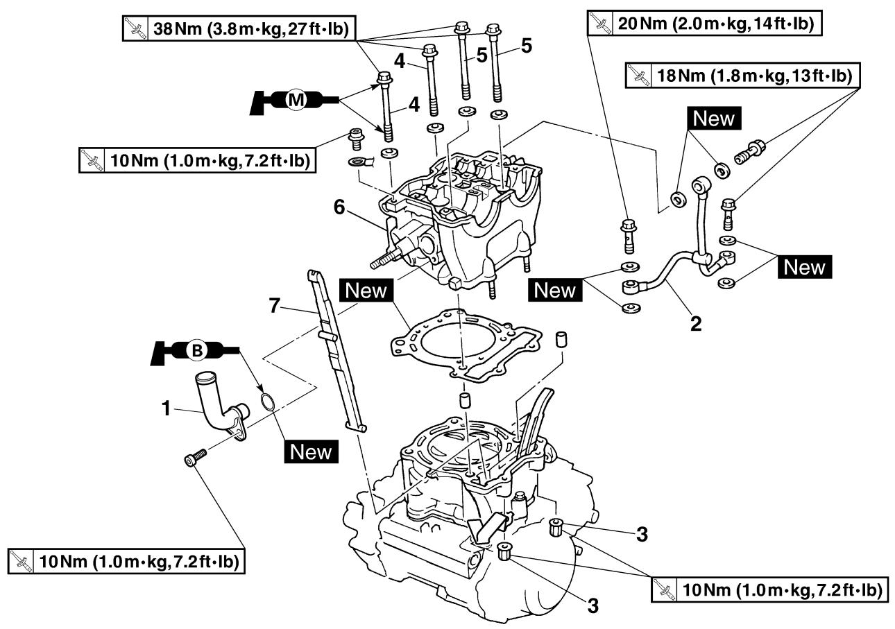 YAMAHA WR250F-2007 - CYLINDER HEAD - 2