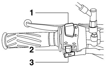 YAMAHA YBR125 - Handlebar switches - 1