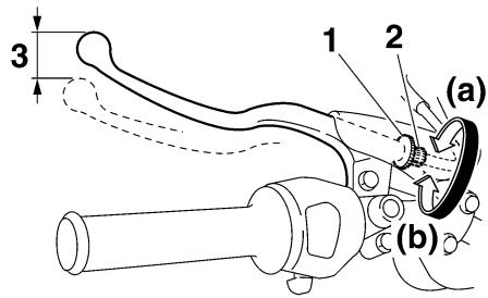YAMAHA YBR125 - Adjusting the clutch lever free play - 1