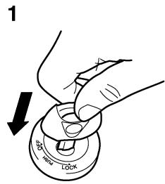 YAMAHA YBR125 - To lock the steering - 1