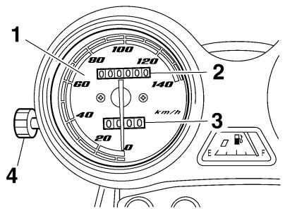 YAMAHA YBR125 - Speedometer unit - 1