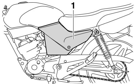 YAMAHA YBR125 - Removing and installing panels - 2