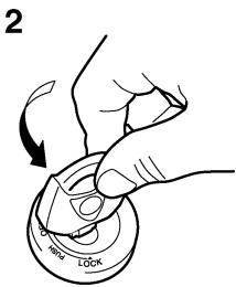 YAMAHA YBR125 - To lock the steering - 2