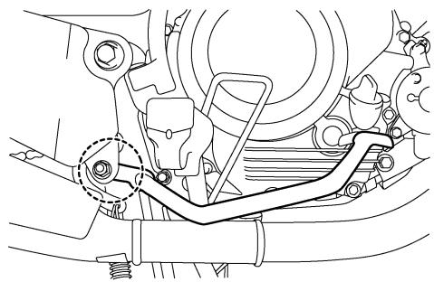 YAMAHA YBR125 - Checking and lubricating the throttle grip and cable - 1