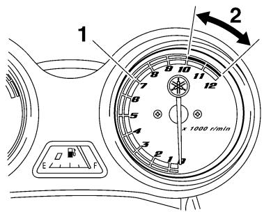 YAMAHA YBR125 - Tachometer - 1