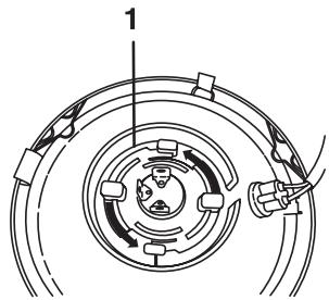 YAMAHA YBR250 - Replacing the headlight bulb - 3