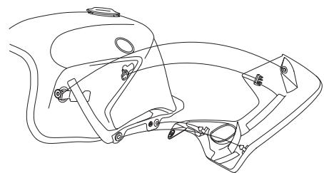 YAMAHA YBR250 - To remove the cowling - 1