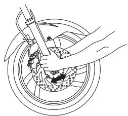 YAMAHA YBR250 - WARNING - 1